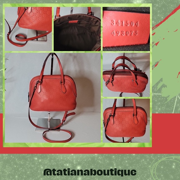 GIVEAWAY RAFFLE ENTRY ๐๏ธ Authentic GUCCI Red/Poppy Mini Dome Bag ๐ฅณ - Picture 2 of 15